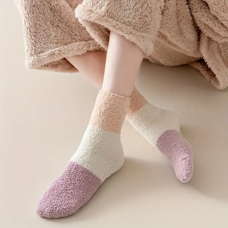 Chaussettes Chaudes En Peluche