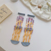 Chaussettes Respirantes En Jacquard