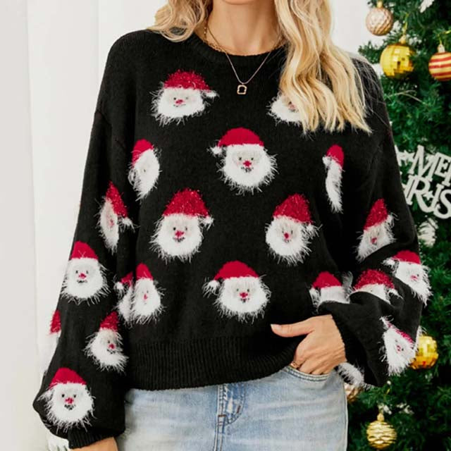 Pull En Tricot De Noël Décontracté