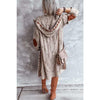 Cardigans À Capuche Décontractés Vintage