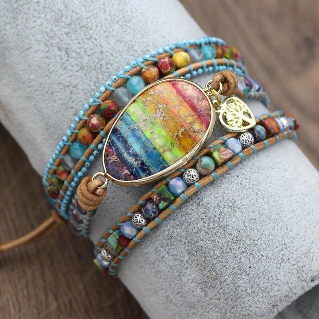 Bracelet Coloré Bohème Fait Main