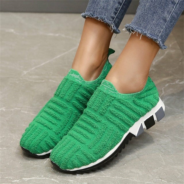 Chaussures en Peluche Respirantes