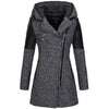 Manteau Décontracté Élégant À Capuche