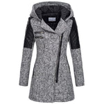 Manteau Décontracté Élégant À Capuche