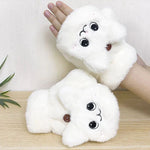 Gants Chauds En Peluche De Dessin Animé