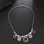Collier Pendentif Vintage Ethnique