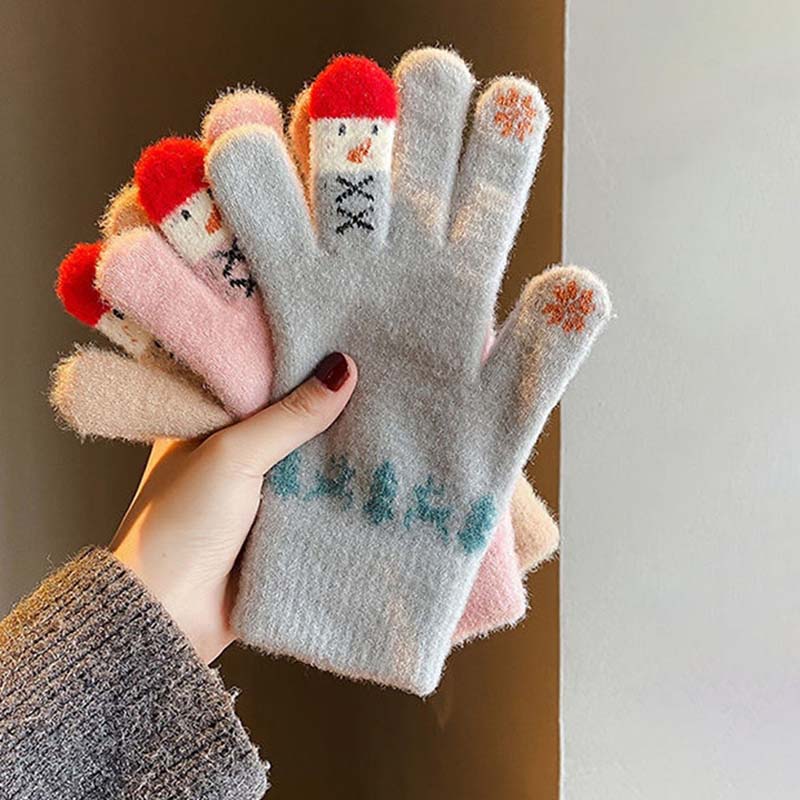 Gants Chauds De Dessin Animé